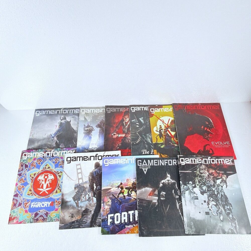 Game Informer Magazine LOT of 11 Video Game Issues 248-256, 258-259